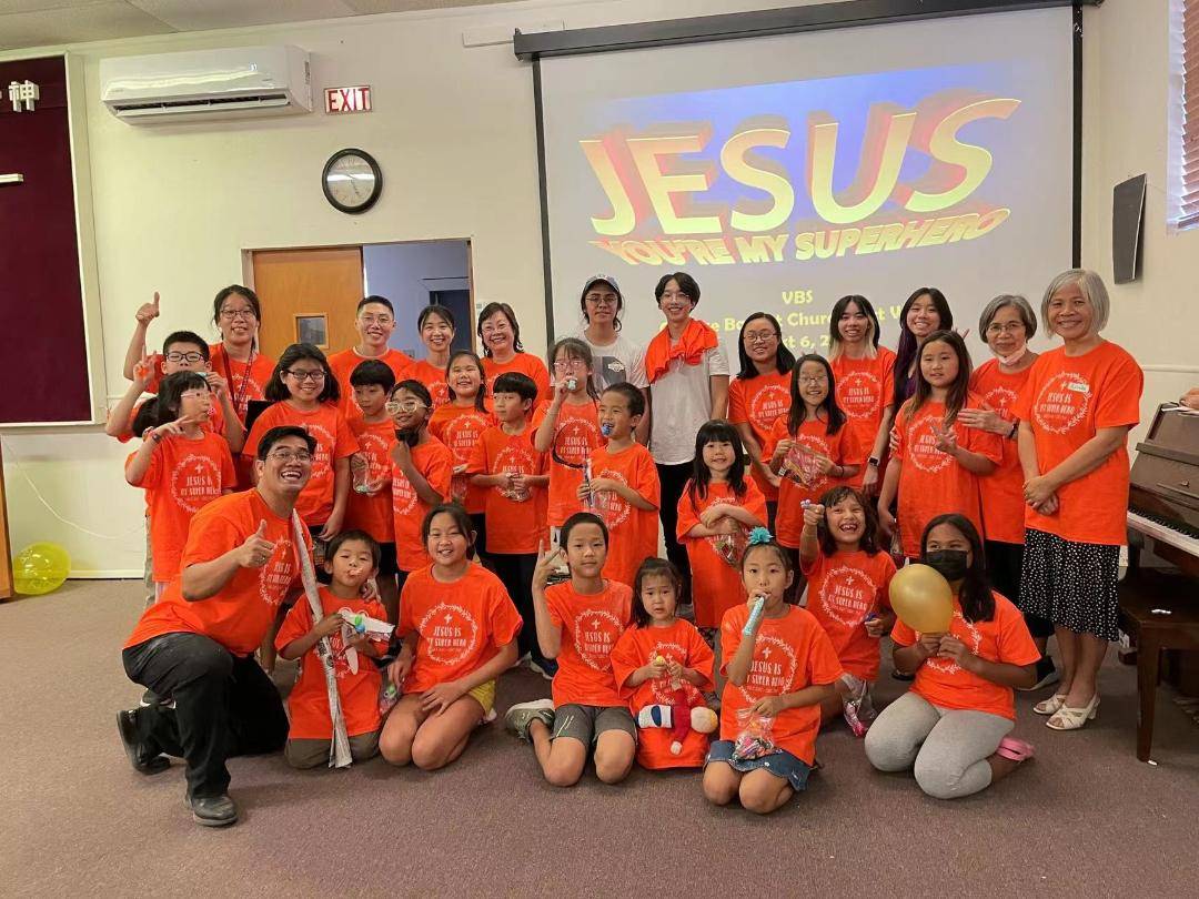 Chinese Baptist Church Fort Worth Children worshiping together
